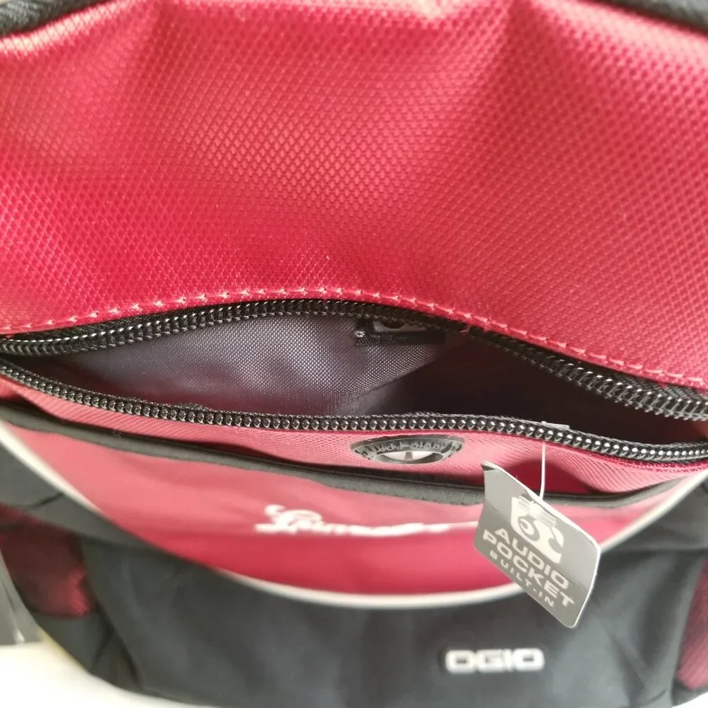 Leinenkugels OGIO Backpack NEW Red Black Brewery Logo Audio Laptop Travel Bag